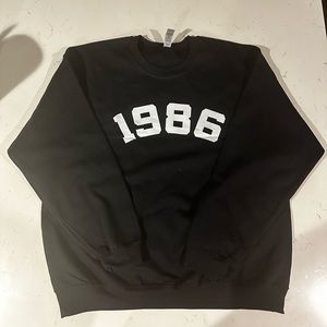 Birth year sweatshirt 1986